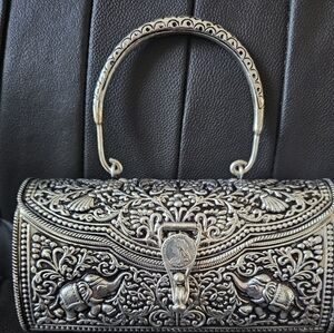 Pure sterling 92.5 silver womens clutch